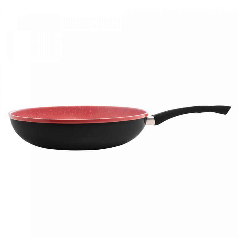 Frigideira-Wok-de-Inducao-em-Aluminio-com-Revestimento-Ceramico-Chef-Pro-Vermelha-28cm-Lyor