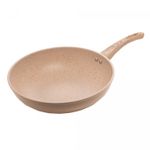 Frigideira-Wok-de-Inducao-em-Aluminio-com-Revestimento-Ceramico-Granilite-Bege-28cm-Lyor