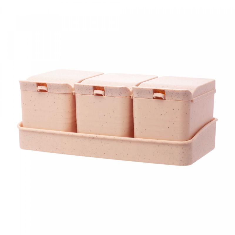 Conjunto-3-Porta-Temperos-de-Bambu-e-PP-com-Colher-e-Bandeja-Lines-Rosa-10cm-x-18cm-x-7cm-Lyor