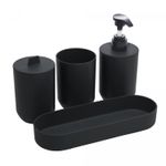 Conjunto-4-Pecas-de-Bambu-e-PP-para-Banheiro-Preto-Lyor