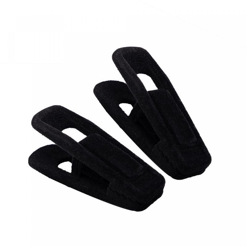 Conjunto-10-Clipes-de-Plastico-Aveludado-para-Cabide-Preto-7cm-x-2cm-x-3cm-Lyor