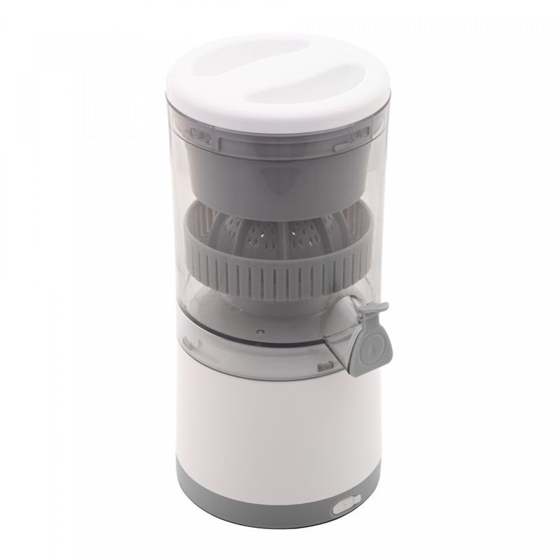 Espremedor-de-Frutas-Portatil-de-Plastico-com-Entrada-USB-Cinza-Lyor