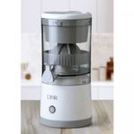 Espremedor-de-Frutas-Portatil-de-Plastico-com-Entrada-USB-Cinza-Lyor
