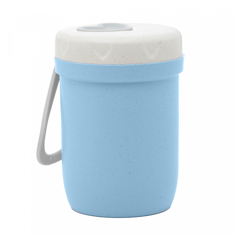 Pote-Termico-de-Bambu-e-PP-Parede-Dupla-com-Alca-de-Silicone-e-Tampa-Azul-300ml-Lyor