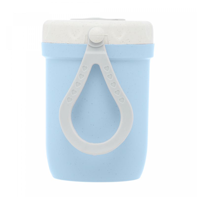 Pote-Termico-de-Bambu-e-PP-Parede-Dupla-com-Alca-de-Silicone-e-Tampa-Azul-300ml-Lyor