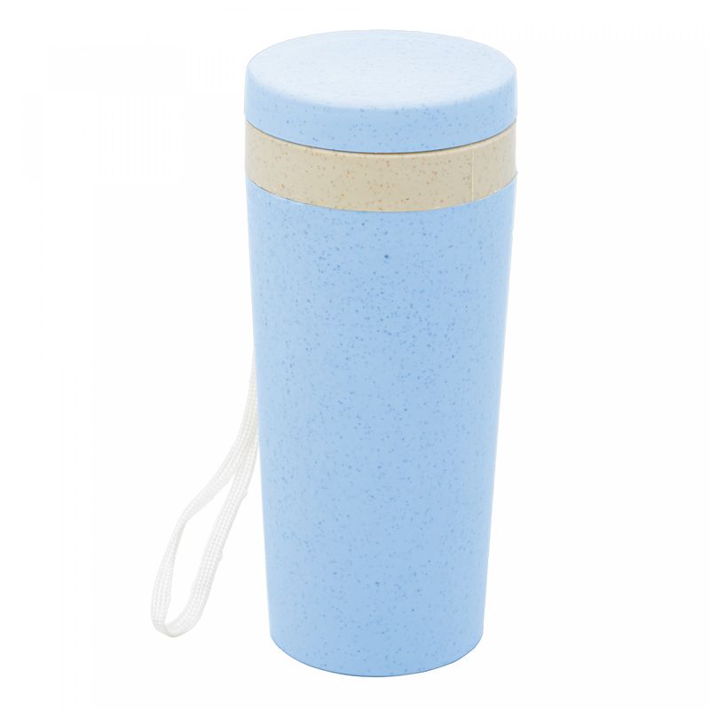 Copo-Termico-de-Bambu-e-PP-Parede-Dupla-com-Alca-e-Tampa-Azul-310ml-Lyor