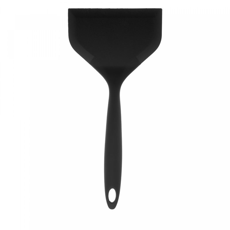 Espatula-Larga-de-Silicone-Preta-26cm-x-12cm-Lyor