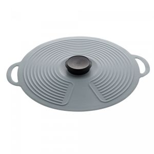 Tampa de Silicone para Panela Cinza 27cm - Lyor
