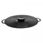 Tampa-de-Silicone-para-Panela-Preta-27cm-Lyor