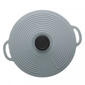 Tampa de Silicone para Panela Cinza 23cm - Lyor