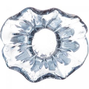 Vaso de Vidro Italy Azul 15cm x 13cm x 16cm - Lyor