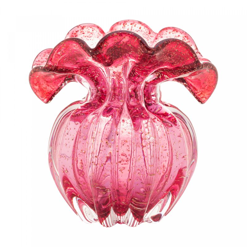 Vaso-de-Vidro-Italy-Rosa-e-Dourado-11cm-x-9cm-x-115cm-Lyor