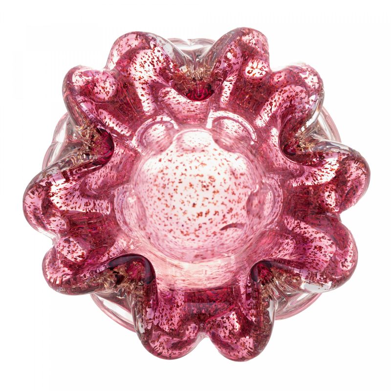 Vaso-de-Vidro-Italy-Rosa-e-Dourado-115cm-x-13cm-Lyor