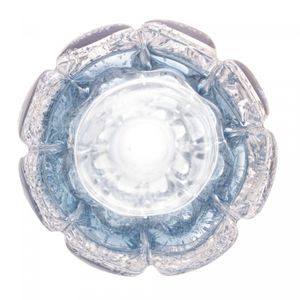 Vaso de Vidro Italy Azul 12cm x 17cm - Lyor