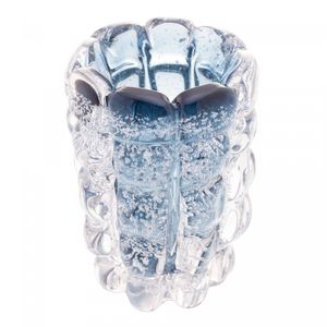 Vaso de Vidro Italy Azul 10cm x 15cm - Lyor