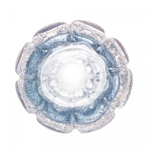 Vaso de Vidro Italy Azul 10cm x 15cm - Lyor