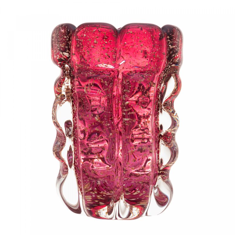 Vaso-de-Vidro-Italy-Rosa-e-Dourado-10cm-x-13cm-Lyor