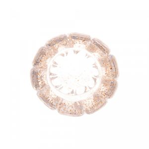 Vaso de Vidro Italy Dourado 10cm x 13cm - Lyor