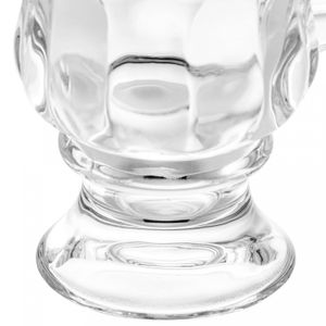Taça de Cappuccino de Cristal com Alça e Pé Diamante 142ml - Lyor