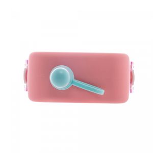Garrafa Squeeze de Policarbonato Formato Celular Rosa 300ml - Lyor