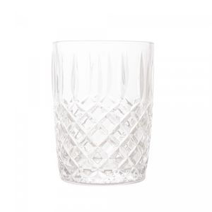 Conjunto 3 Peças para Banheiro de Vidro Diamante Prata - Lyor