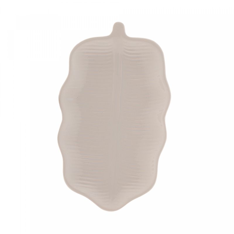Folha-Decorativa-de-Ceramica-Banana-Leaf-Branco-16cm-x-9cm-x-2cm-Lyor
