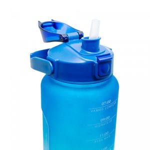 Conjunto 3 Garrafas Squeeze de Policarbonato Degradê Azul - Lyor