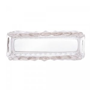 Porta Guardanapos de Vidro 12cm x 4cm x 8cm - Lyor
