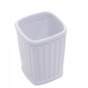 Conjunto 3 Peças para Banheiro de Cerâmica Antibes Branco - Lyor