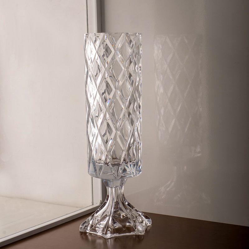 Vaso-de-Cristal-com-Pe-Deli-Diamond-125cm-x-41cm-Lyor