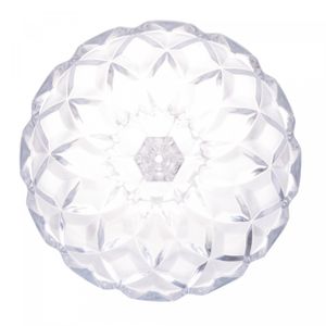 Centro de Mesa de Cristal Deli Diamond 32,5cm x 19,5cm - Lyor
