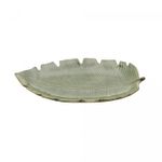 Folha-Decorativa-de-Ceramica-Banana-Leaf-Verde-29cm-x-16cm-x-3cm-Lyor