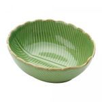 Centro-de-Mesa-Decorativo-de-Ceramica-Banana-Leaf-Verde-115cm-x-10cm-x-45cm-Lyor