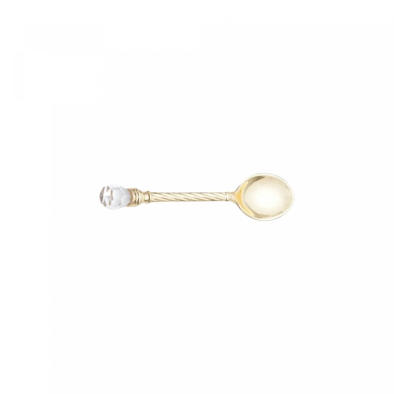 Conjunto-6-Colheres-de-Cafe-de-Zamac-Crystal-Dourada11cm-Lyor