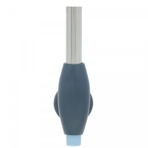 Maçarico Culinário Portátil de Aço Inox Azul 17cm x 6,5cm x 5cm - Lyor