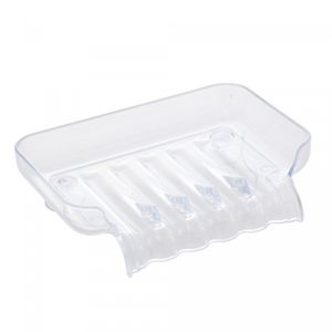 Saboneteira de Plástico com Ventosas Cascata 13cm x 9,5cm x 3cm - Lyor