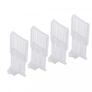 Conjunto 4 Divisórias para Geladeira de Plástico Ajustáveis 3cm x 8cm x 5cm - Lyor