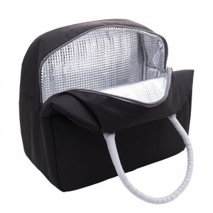 Bolsa Térmica de Poliéster Easy Life Preta 25cm x 15cm x 29cm - Lyor