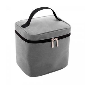 Bolsa Térmica de Poliéster Easy Life Cinza 17cm x 17cm x 13,5cm - Lyor