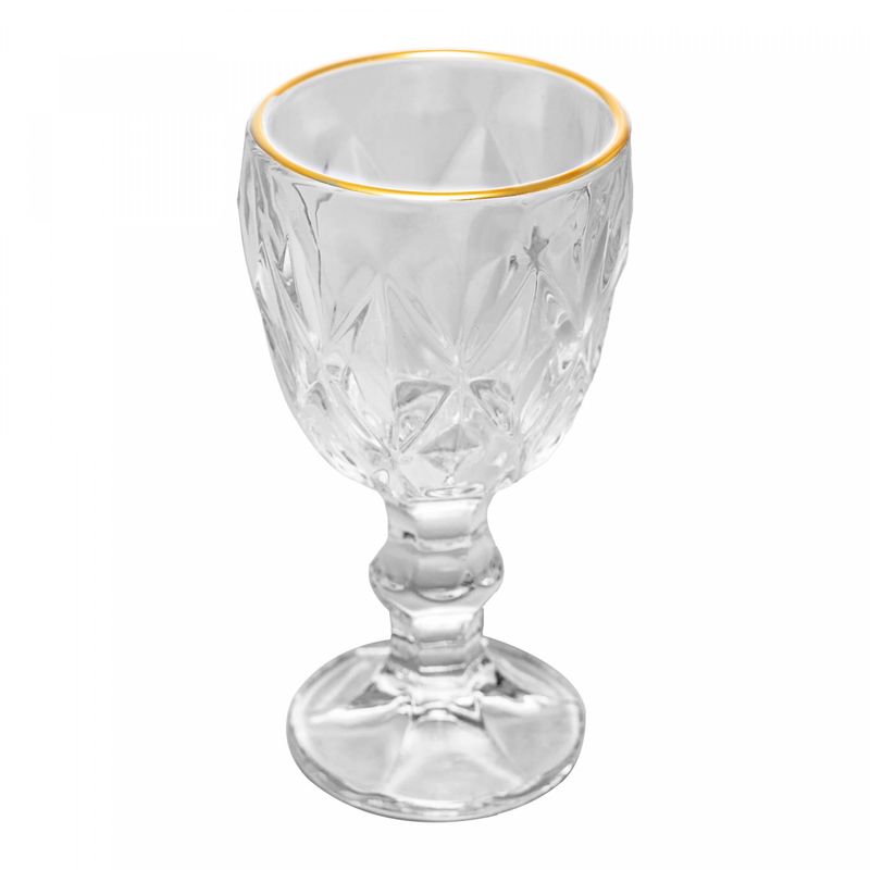 Taca-de-Licor-de-Vidro-com-Fio-de-Ouro-Diamond-60ml-Lyor