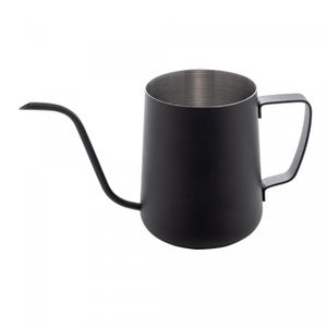 Leiteira de Aço Inox Bico de Pato Preta 600ml - Lyor