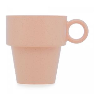 Xícara de Café de Fibra de Bambu e PP Empilhável Lines Sortida 120ml - Lyor