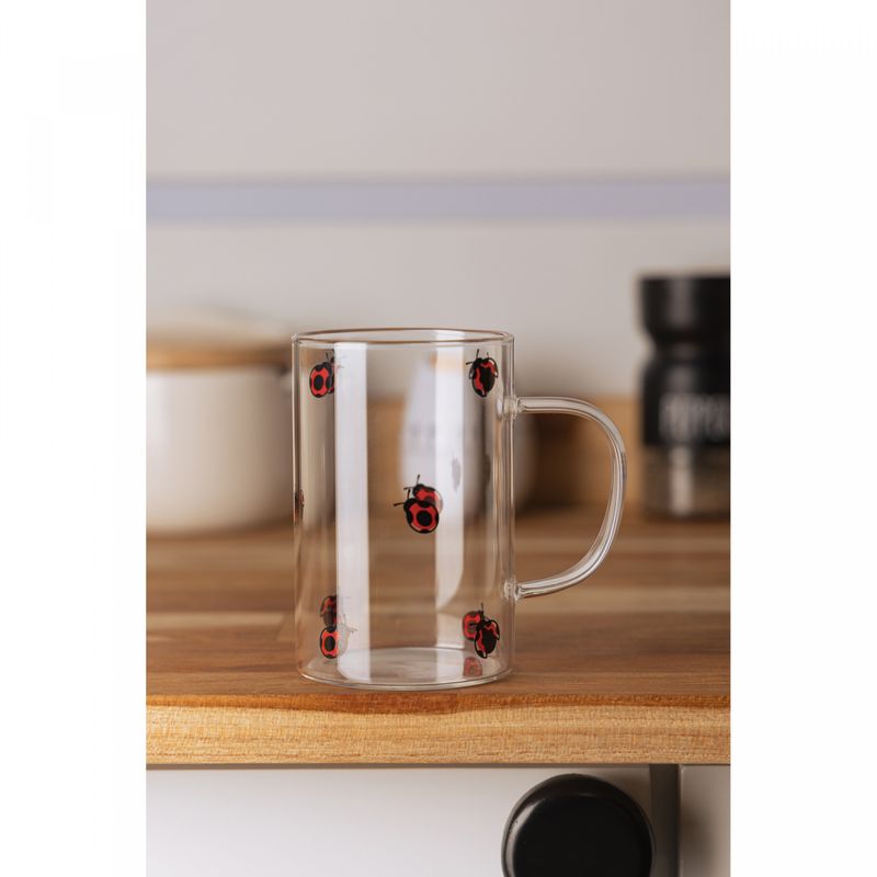 Caneca-de-Vidro-Borossilicato-Resistente-ao-Calor-Ladybug-280ml-Lyor