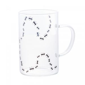 Caneca de Vidro Borossilicato Resistente ao Calor Bug 280ml - Lyor
