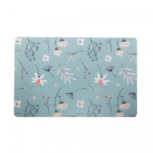 Lugar Americano de Plástico Flores e Folhas 43,5cm x 28,5cm - Lyor