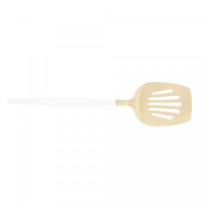 Espátula de Aço Inox Ópera Champanhe/Branca 26,5cm - Lyor