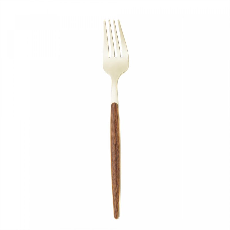 Faqueiro-24-Pecas-de-Aco-Inox-com-Cabo-em-Estampa-de-Madeira-Organic-Dourado-Lyor