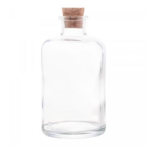 Porta Mantimento Garrafa de Vidro com Rolha 190ml - Lyor