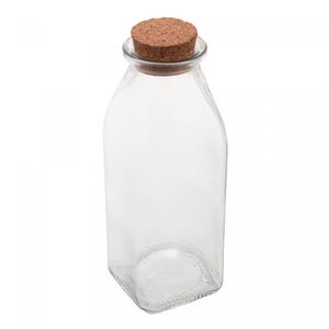 Porta Mantimento de Vidro com Rolha 210ml - Lyor