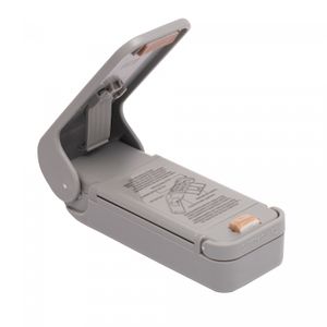 Mini Seladora de Embalagem de Plástico Cinza 9,5cm x 3,5cm 4cm - Lyor